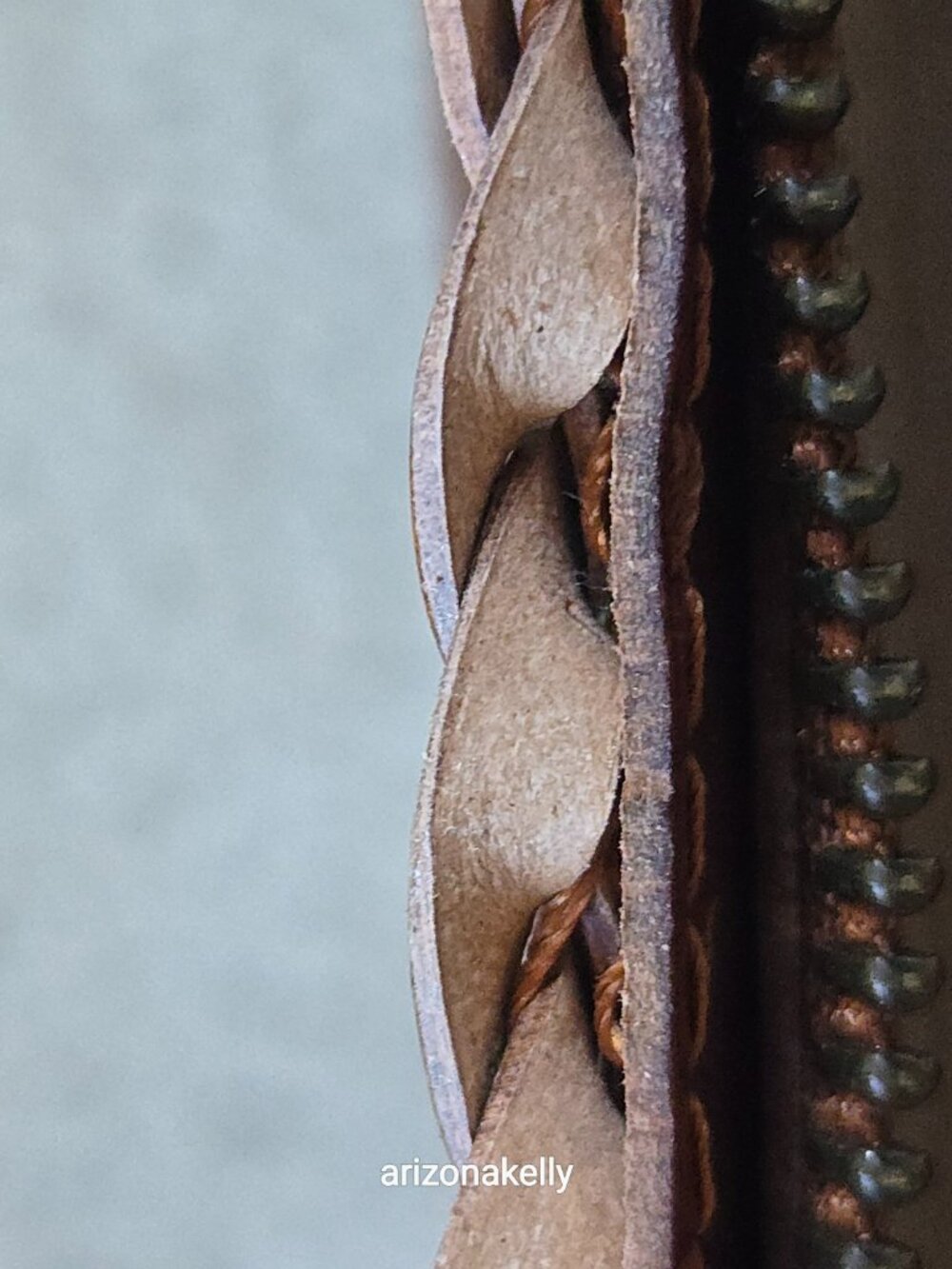 NWOT Braided Leather Bag Purse Handbag - Picture 9 of 12